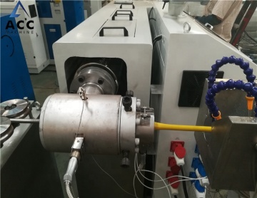 PVC Coated Corrugated Metal Flexible Conduit Pipes Extrusion Machine