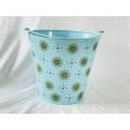 6L Blue decal metal bucket