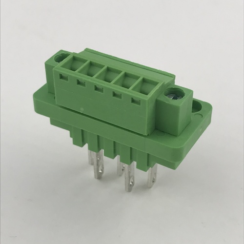 Morsettiera collegabile a 5 pin passante per montaggio a parete