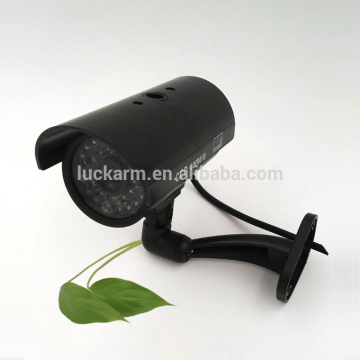 New LED Blinks Flashing Light Bullet CCTV DVR Surveillance IR Simulation Mock