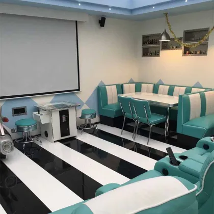 American Style Retro Restaurant Furniture Set