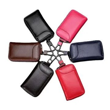 New Designer Leather Car Key Holders for Men and Women: Genuine Quality, Direct from the Factory