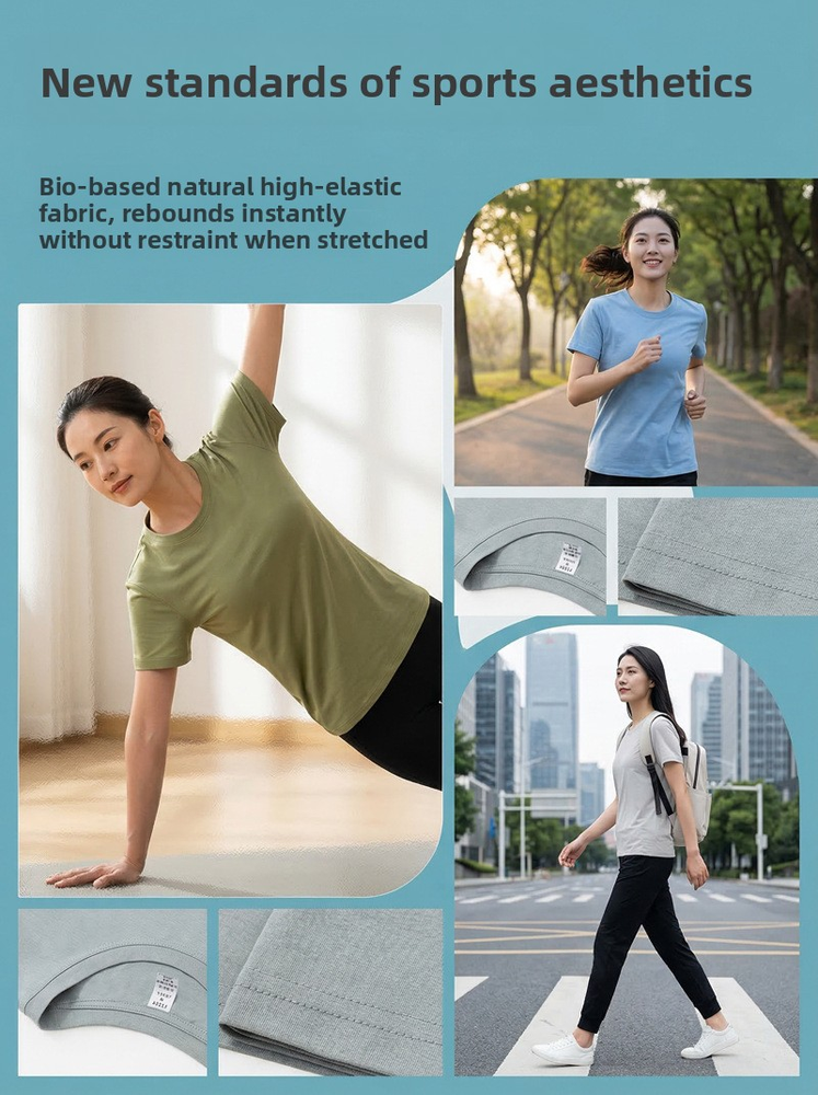 Moisture-wicking Quick-drying Breathable Sports T-shirt