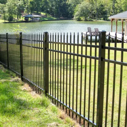 Profusion Welded Ornamental Steel Fence by Montage Fence & Gates