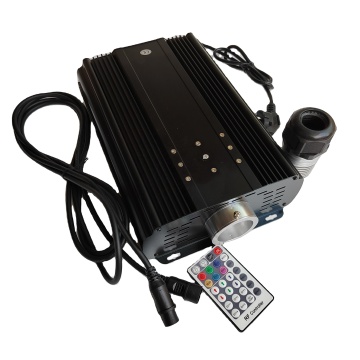 High Power 100W RGBW DMX Noiseless LED Fiber Optic Light Engine for Star Ceiling Decoration