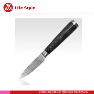 Damascus paring knife
