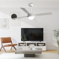 Modern ceiling fan with remote control for bedroom