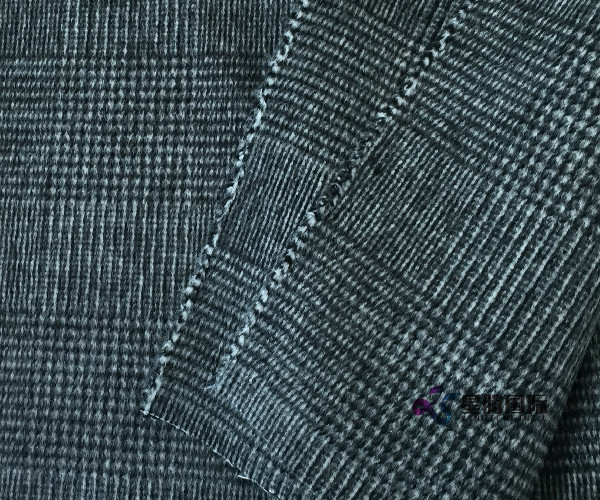 Grid Overcoat Fabric