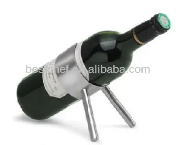 stainless steel double feet Wine holder