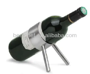 stainless steel double feet Wine holder