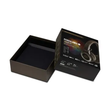 Custom Rigid Black Two Pieces Headset Paper Box