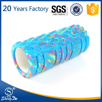 Sports Muscle Exercise Balance Hollow Grid EVA Foam Roller
