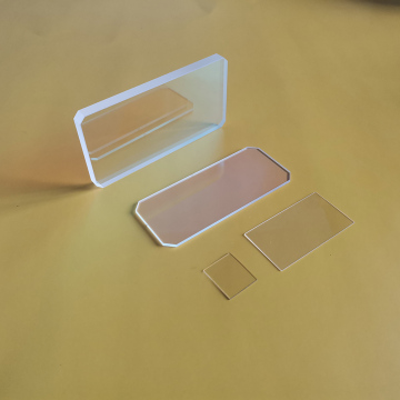 BK7 Optical Polished glass window with round corners