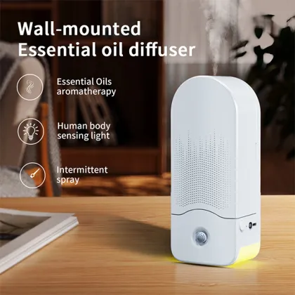 Wall mounted waterless diffuser