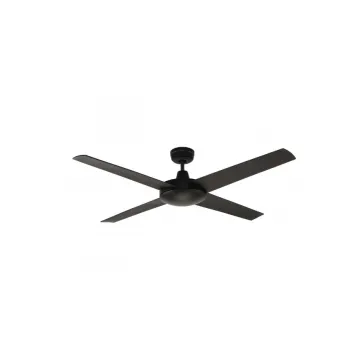 Four-blade black decorative ceiling fan