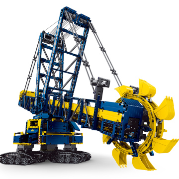 Hot Selling Mould King 1:14 Scale Remote Control Motorized Bucket Wheel Excavator Building Blocks Toy for Kids