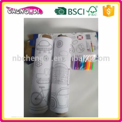 super style kids coloring toy unique jumbo roll coloring poster