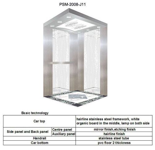 Passenger Elevator Cabin PSM-2008-J11