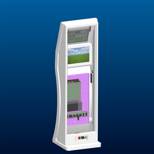 Touchscreen-informatiekiosk met NFC-kaartlezer