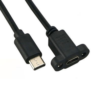 USB Type C mannelijk tot vrouwelijke extensiekabel