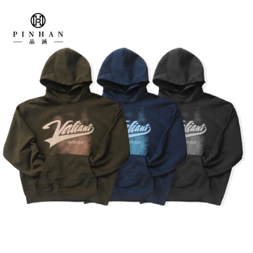 กราฟิกที่กำหนดเองคุณภาพสูง Hoodie Cotton Hoodie สำหรับผู้ชาย