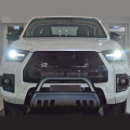 U-shaped baffle with perforated front bumper