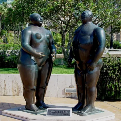 Professional Supplies Metal Craft Bronze Botero Sculpture Reproductions