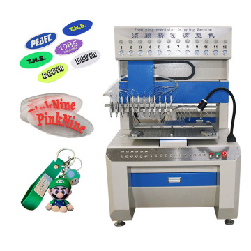Custom Logo Dispenser 3D PVC Soft Patch Machinery