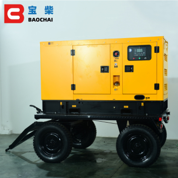 Mobile Anhänger -Dieselgenerator mit niedrigem Rauschen 30/50/100/150/200/300 kW KW KVA