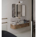 Handmade Wall Mount Mirror Marble Bathroom Vanity Sink