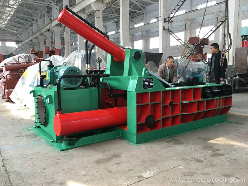 Hydraulic Waste Scrap Metal Chips Baler Machine