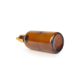 Botella de gotero de vidrio marrón ámbar para aceite esencial