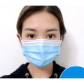 Одноразовая нетканая 3-слойная хирургическая маска для лица