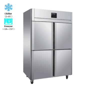 RAWEN ICFZD Double-Temperature 4 Doors Commercial Refrigerator