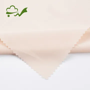 Drape peach chiffon fabric for women dress