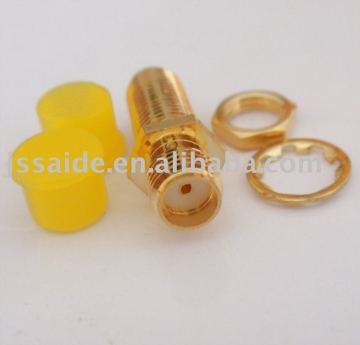 (785)SMA female to female bulkhead connector
