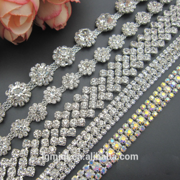 crystal rhinestone chain trimming ,diamond claw chains