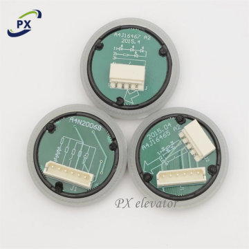 エレベータープッシュボタンサプライヤー：KM853343H04 A4J16467 A4J16465 A4N20068 LOP COPコールボタンリフトドアパーツ