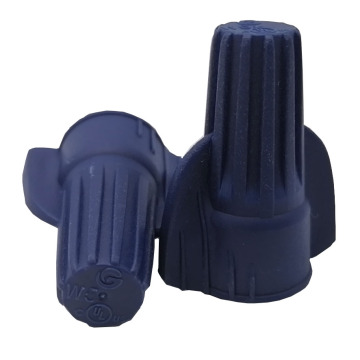 Gaochao Double Wing Nylon 66 ตัวเชื่อมต่อลวดสกรู - บน - สีน้ำเงิน
