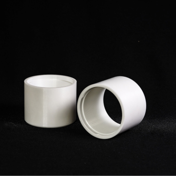 I-Precision Threaded Zirconium Oxide Ceramic Tube