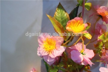 Home garden decorative 110cm Height artificial white cream pink green Cherry Blossom leaf Branches EYHZ12 03A11