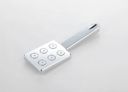 Supercharged Chrome Finish Hand-Held Rain Shower Set: Enhance Your Bathing Experience