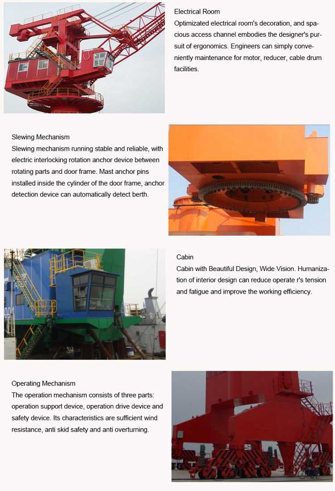 Mq Portal Dock Crane Marine Shipyard Harbour Crane Price From China ...