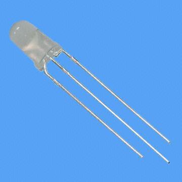 F3 Round Bi-color 3-pin LED Lamp, 590nm Yellow, 570nm Yellow Green