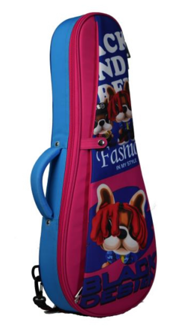 Carry Borse per la stampa di cartoni animati ukulele da 23,5 &quot;