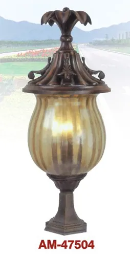 Antique Aluminium Garden Light