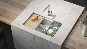 Meiao 28x18 Lavello per cucina undercounter singolo