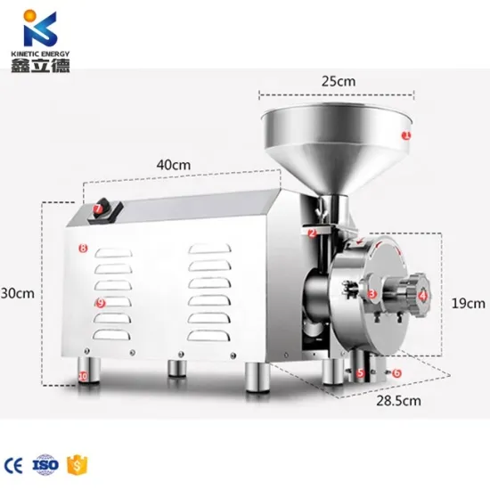 Commerical Tea Powder Making Machine Herb Powder Grinding Machine for Chili Powder Making