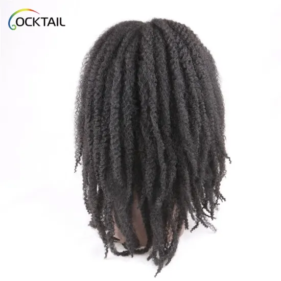 Factory wholesale cheap price marley braid hair wig different kinds of synthetic machine made wig in stock