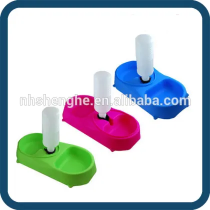 Pet Dog Cat Drink Food Plastic Automatic Pet Feeder